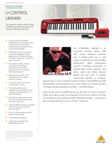 Behringer U-CONTROL UMX490 Product information