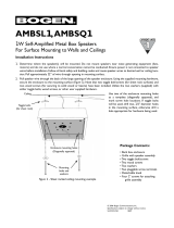 Bogen Imaging AMBSL-1 User manual
