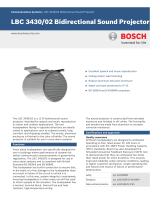 Bosch LBC 3430 2 User manual