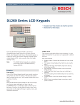 Bosch Appliances D1260 User manual