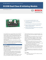 Bosch D125B User manual