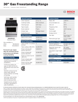 Bosch HGS3053UC Product information