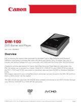 Canon DW-100 User manual