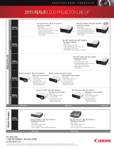 Canon LE-5W BK Projector Line Up