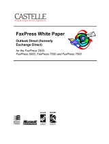Castelle FaxPress 2500 User manual