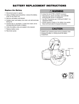 Chamberlain 4228 Battery User manual