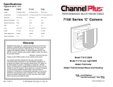 Channel Plus 7101C User manual