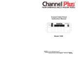Channel Plus COAXIAL CABLE PANEL 3308 User manual