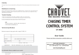 Chauvet SF-9005 User manual