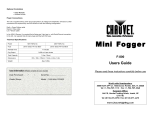 Chauvet F-800 User manual