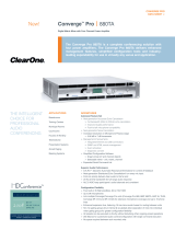 ClearOne comm 880TA User manual