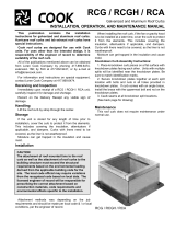 Cook Manufacturing Film Camera RCG User manual