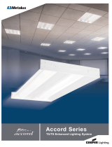Cooper Lighting Metalux Accord Series User manual