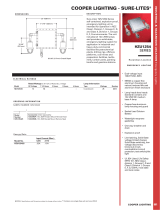 Cooper Lighting Sure-Lites HZU1254 User manual