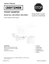 Craftsman FRONT BUMPER 486.245981 User manual