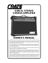 Crate Amplifiers G40CXL User manual