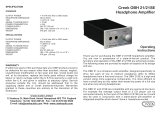 Creek Audio OBH 21 User manual
