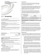 Crestron electronic GLS-LCL User manual