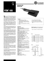 Crown Audio PZM-185 User manual