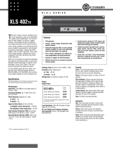 Crown Audio XLS-402TX User manual