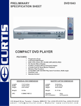 Curtis DVD1043 User manual