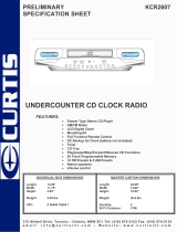 Curtis KCR2607 User manual