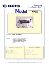 Curtis MP128 User manual