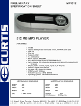 Curtis MP3512 User manual