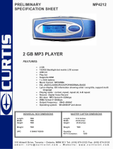 Curtis MP4212 User manual