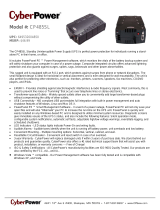 CyberPower CP485SL User manual