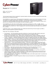 CyberPower PP2200SW User manual