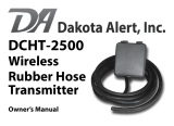 Dakota Alert Dakota Alert,Inc. Wireless Rubber Hose Transmitter User manual