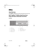 Dell OptiPlex 780 (Late 2009) Small Form Factor Quick start guide