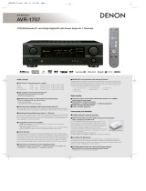 Denon AVR-1707 User manual