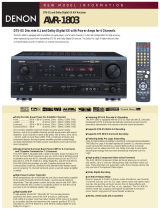 Denon AVR-1803 User manual