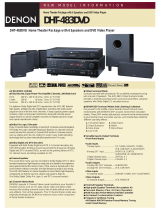 Denon DHT-483DVD User manual