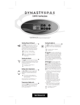 Dynasty Spas SC-MP-DY5 User manual