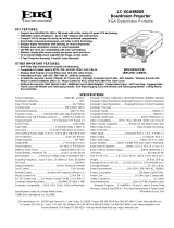 Eiki LC-XGA980UE User manual