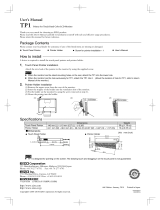 Eizo TP1 User manual