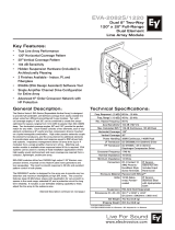 Electro-Voice EVA-2082S/1220 User manual