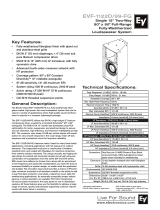Electro-Voice EVF-1122D/99-FG User manual