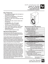 Electro-Voice EVF-1152D/64-FG User manual