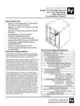 Electro-Voice EVH-1152S/43 User manual