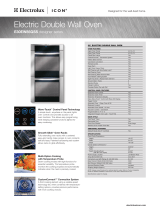 Electrolux E30EW85GSS - Icon Designer Series Electric Double Oven User manual
