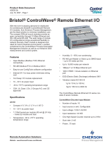 Emerson Process Management ControlWave Remote Ethernet I/O User manual