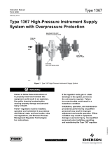 Emerson 1367 High-Pressure Instrument Supply System User manual