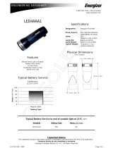 Energizer LED4AAA1 User manual