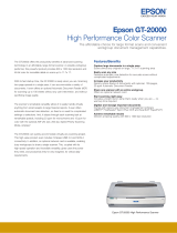 Epson GT-20000 User manual