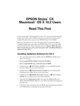 Epson CX3200 Addendum