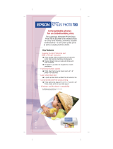 Epson Stylus Photo 780 Ink Jet Printer User manual